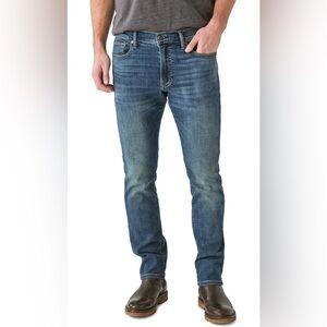 Lucky Brand Men’s 410 Athletic Slim Coolmax Stretch Straight Jean Mcarthur 36/34